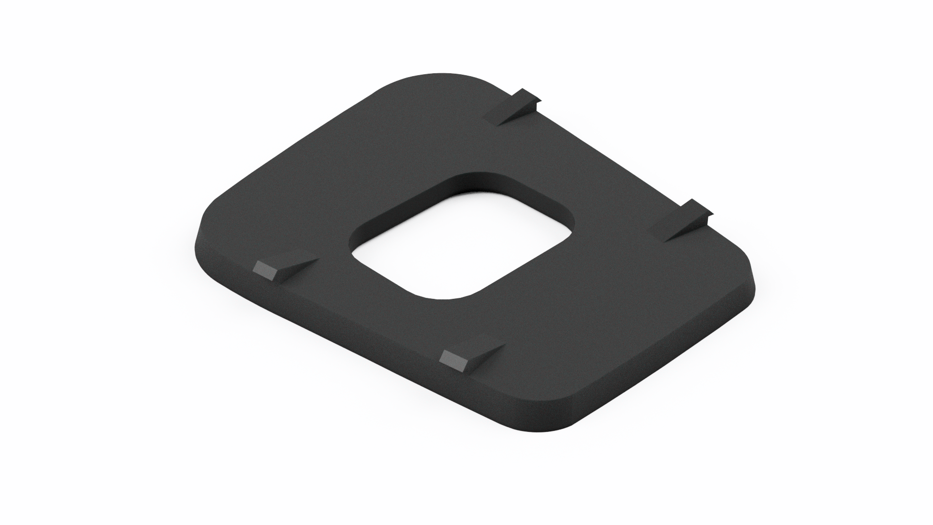 BMW E36 shift boot delete cover 3MF file back view