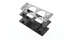 BMW E36 DIN radio plate 3MF file back view