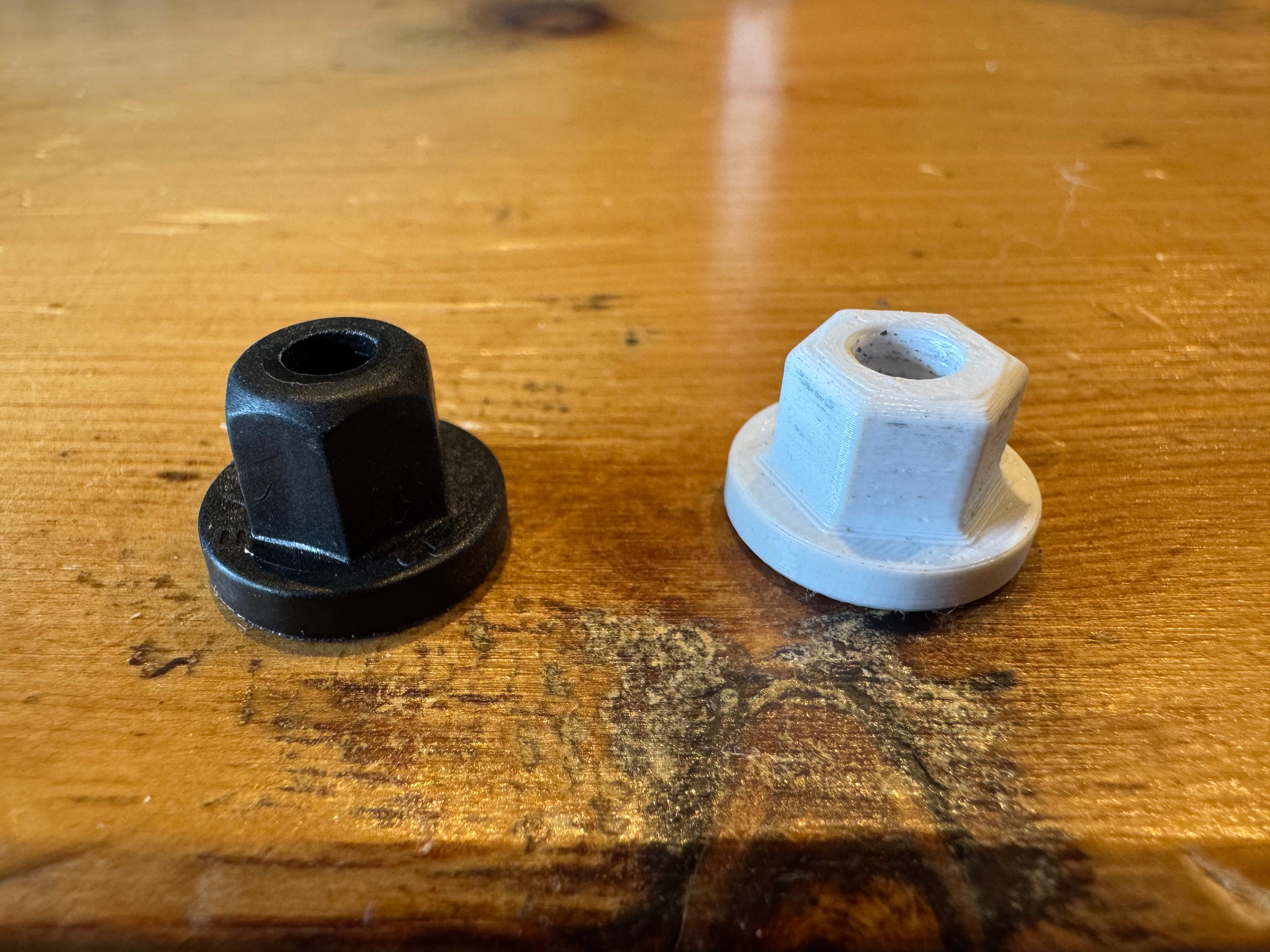 BMW E36 M6 interior nut real printed part photo