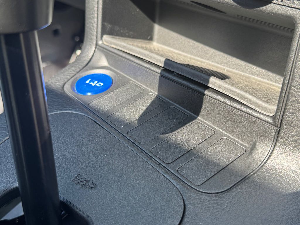 BMW E36 middle console outlet blank fitment detail photo