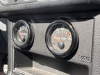 BMW E36 console gauge face fitment photo in center console