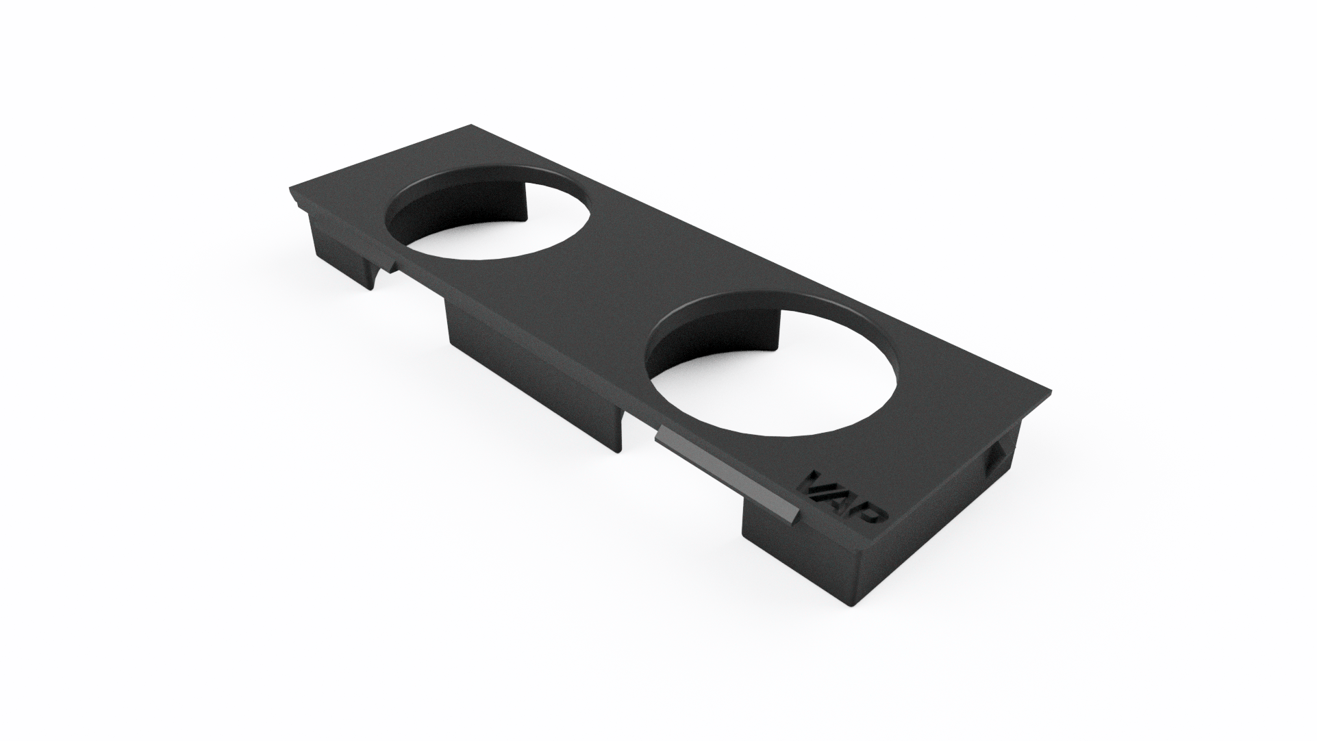 BMW E36 2x 52mm console gauge face 3MF file render
