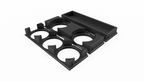 BMW E36 52mm console gauge face 3MF file back view
