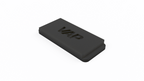 BMW E36 middle console outlet blank 3MF file back view