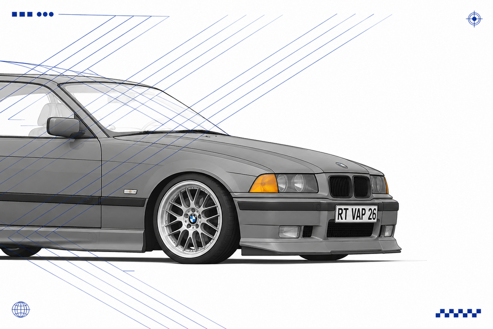 BMW E36 platform – VAP technical illustration